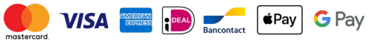 Supported safe payment methods including Visa Mastercard PayPal Crypto