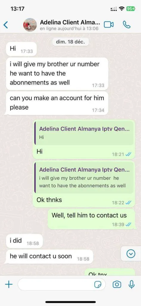 Real WhatsApp conversation customer support proof screenshot 5